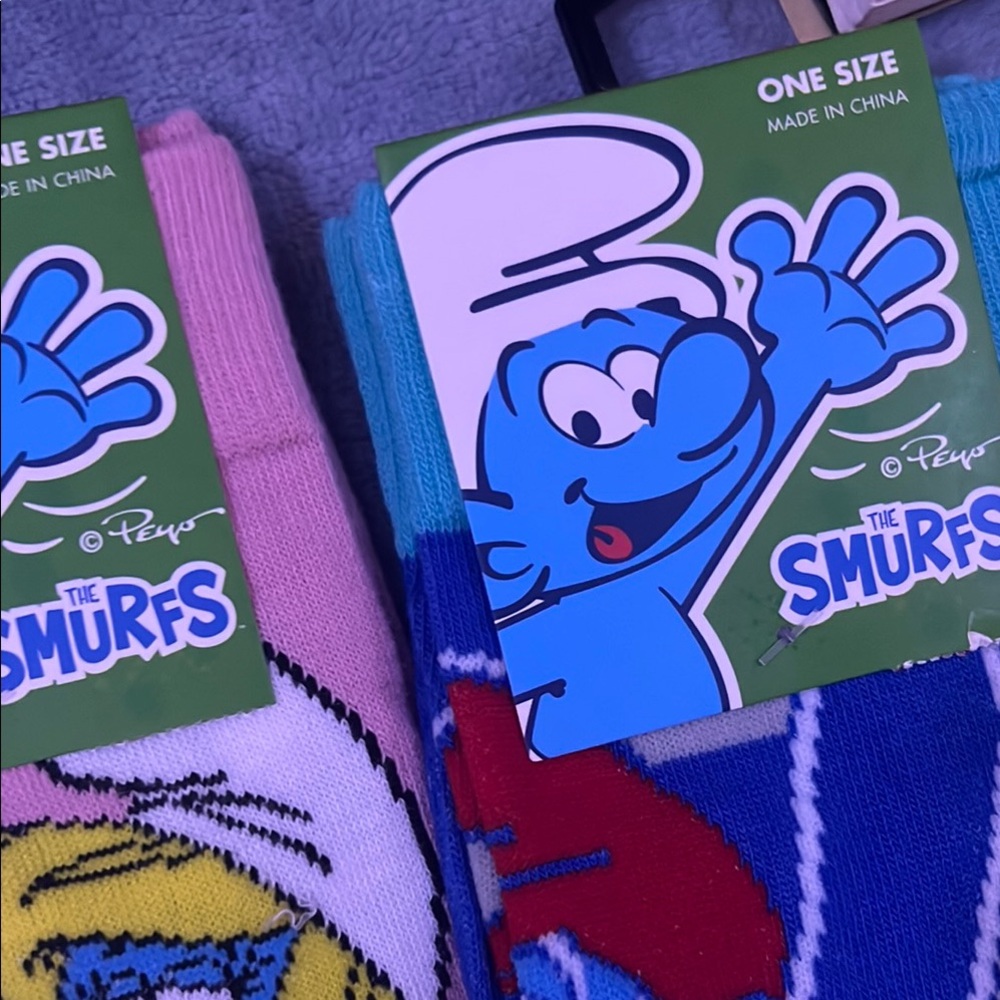 Smurfs Themed Women's Socks Set - Multicolor - Picture 9 of 9